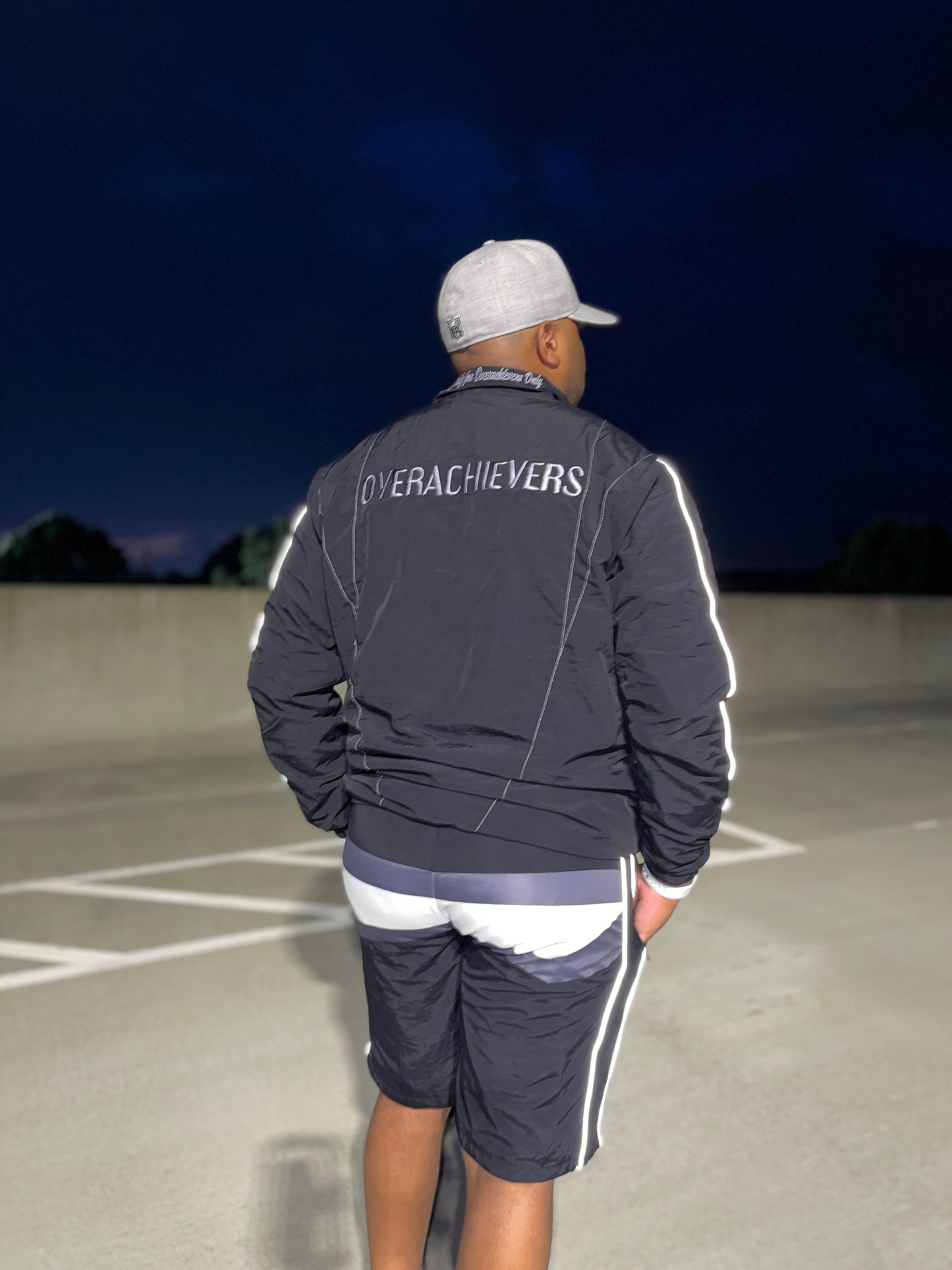 Overachievers “Black” Windbreaker Set