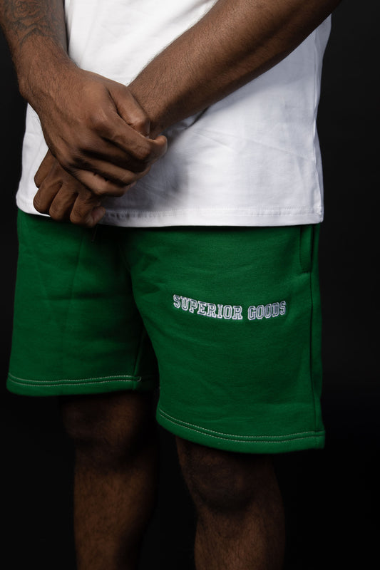 Lux “Green” Cotton Shorts