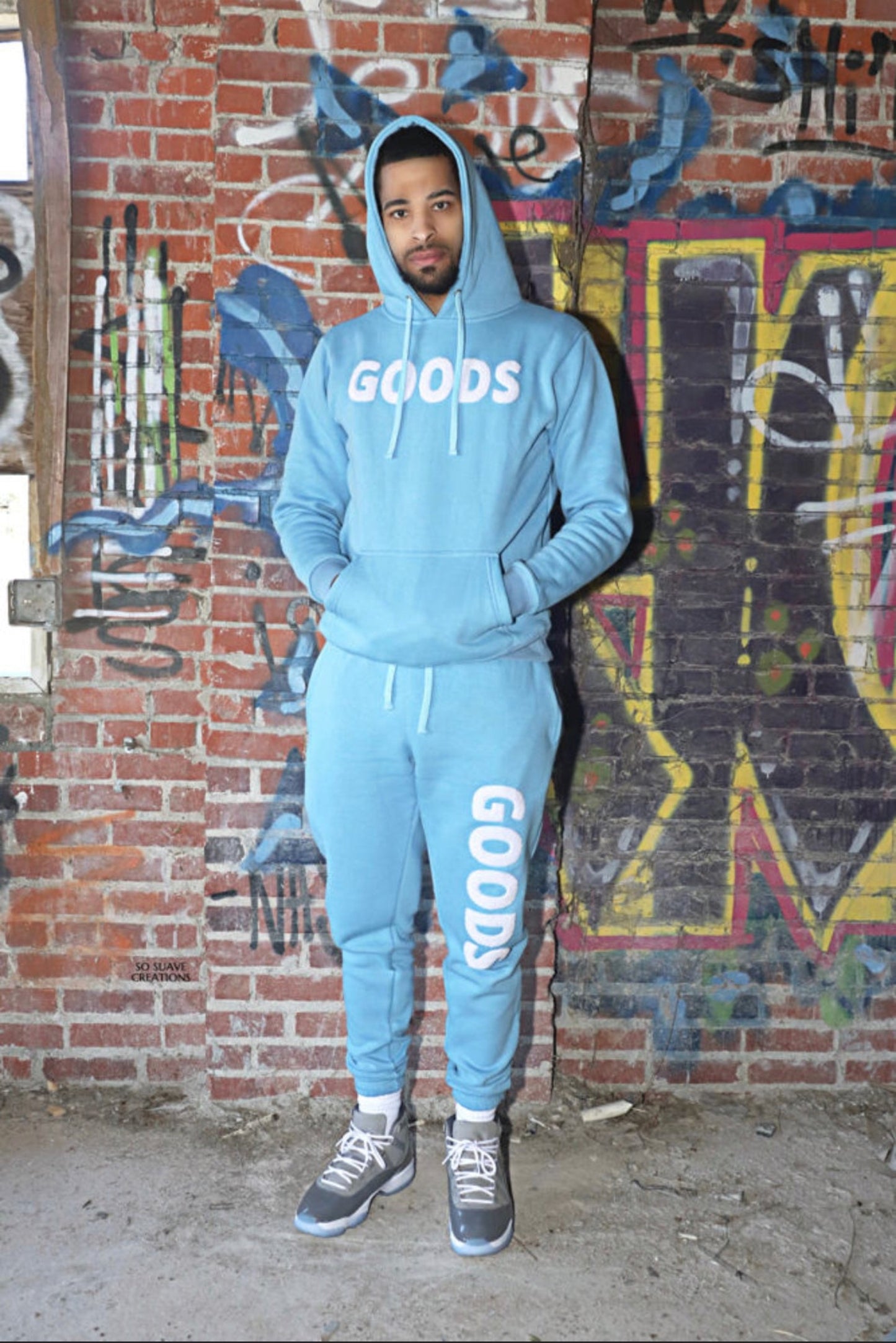 Icy Blue Signature Sweatsuit (Pants Only)